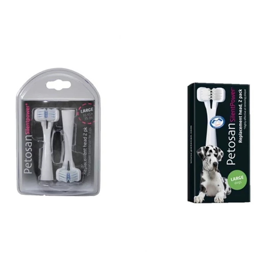 Petosan elektromos kétfejű fogkefe csere fej 